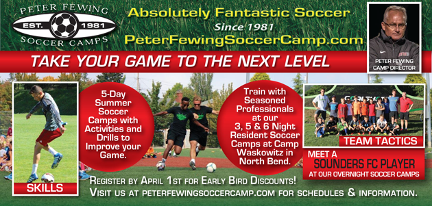 Peter Fewing Soccer Camps - Northwest Christian DirectoryNorthwest